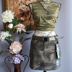 Blue spice camo Skirt